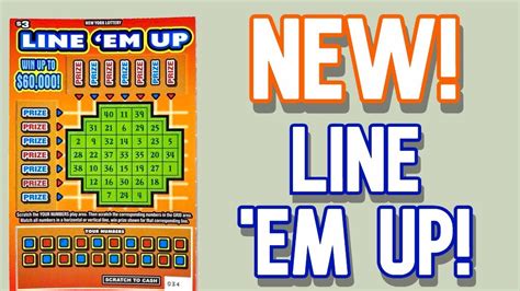 New Line Em Up Lottery Scratch Off Ticket Round Two New York State Lotto Scratchers Youtube