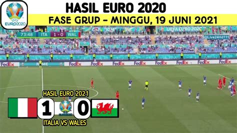 Italia Vs Wales Hasil Euro 2020 Tadi Malam Hasil Swiss Vs Turki