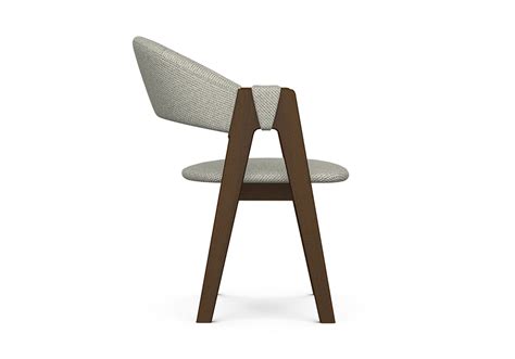 Стул обеденный с гнутой спинкой серый / орех купить в Санкт-Петербурге ...