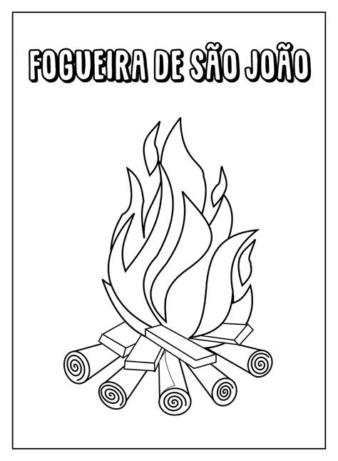 Festa De São João Para Colorir - Desenhos de São João e Festa Junina para colorir - Bora Colorir