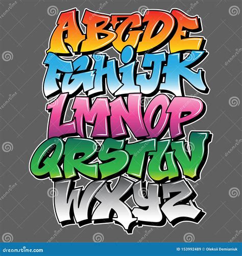 Graffiti Style Lettering Text Design Stock Vector Illustration Of