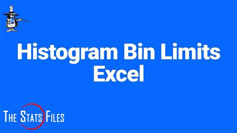 A Simple Method Of Setting Histogram Bin Limits In Excel Youtube