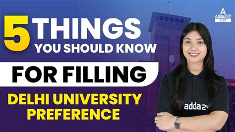 Delhi University Admission Process 2022 Delhi University Preference