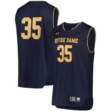 Mens Under Armour Navy Notre Dame Fighting Irish Replica Performance