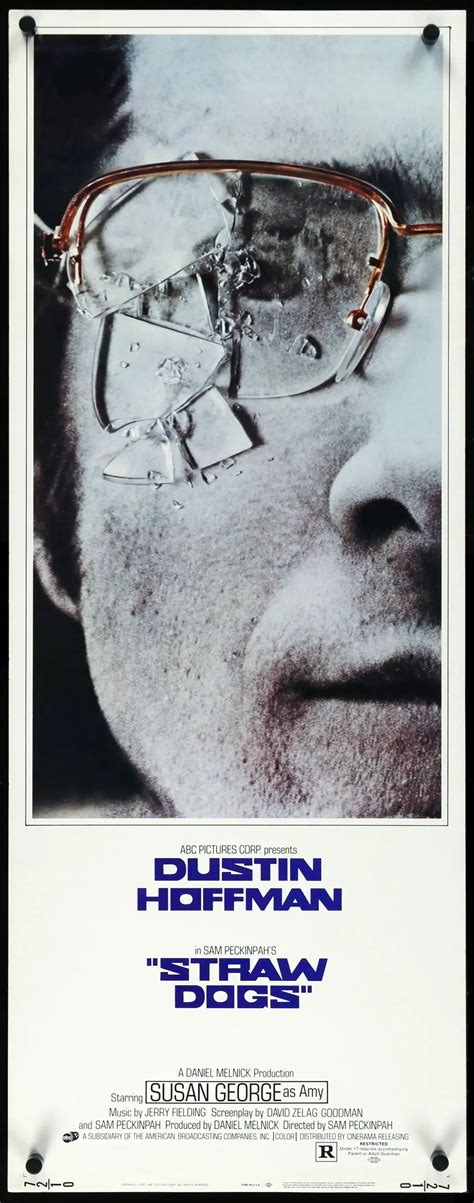 Straw Dogs (1971) Original Insert Theatrical Movie Poster - Original ...