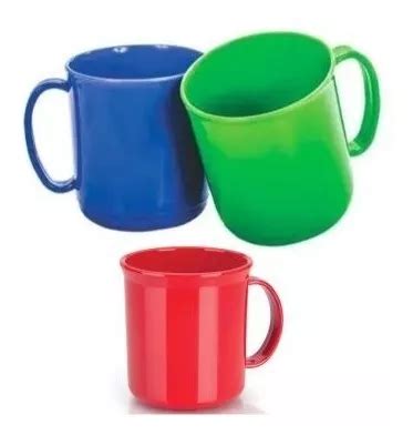 Kit 60 Caneca Plástica Para Merenda Escolar 300 Ml Cores MercadoLivre