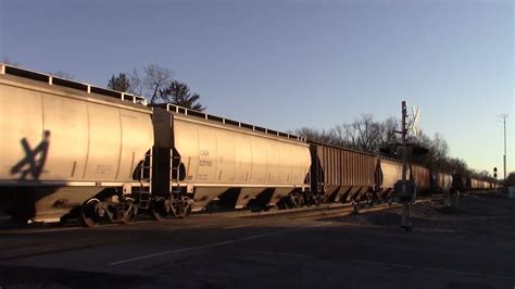 Norfolk Southern Ge Ac C M Northbound Grain Train Youtube