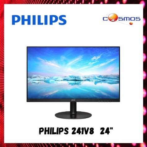 Philips 241v8 24 Full Hd Ips 75hz Adaptive Sync Lcd Monitor Shopee