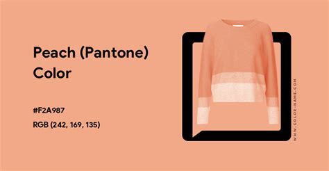 Peach (Pantone) color hex code is #F2A987