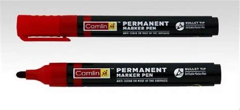 Black And Red Bullet Camlin Permanent Marker Pen At Rs In Mumbai