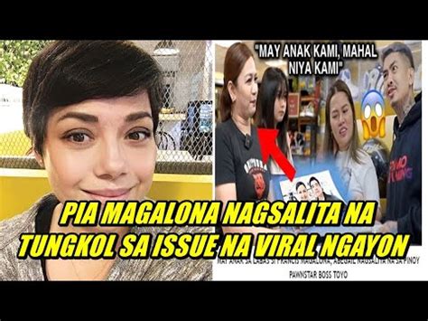 Pia Magalona Nag Salita Na Tungkol Sa Issue Youtube