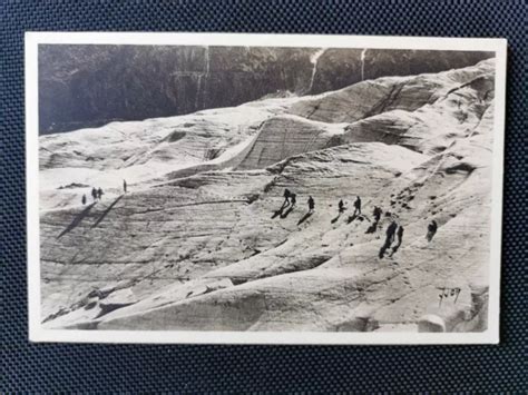 CPA 74 CHAMONIX MONT BLANC Traversée de la Mer de Glace au