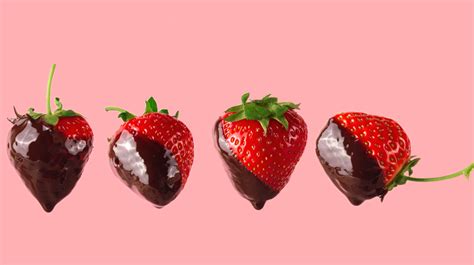 Chocolate Strawberry Background