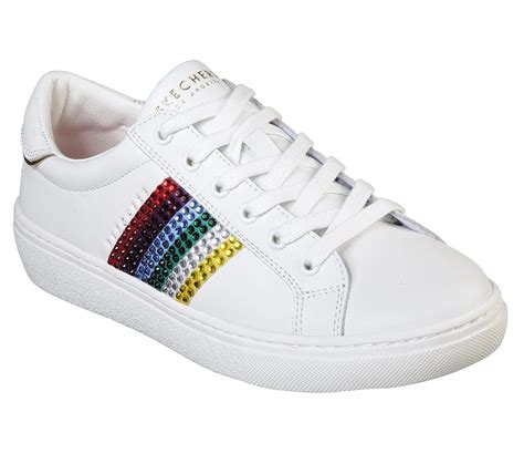 Womens Skechers Goldie Rainbow Rockers Classic Trainers Sneaker Sizes 4