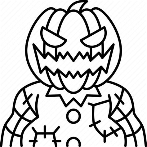 Pumpkin, scarecrow, halloween, autumn, fall icon - Download on Iconfinder