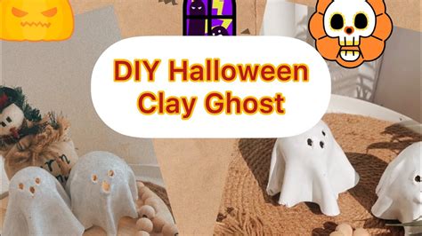 DIY Clay Ghost DIY Ghost Tealight Holder Halloween DIY YouTube