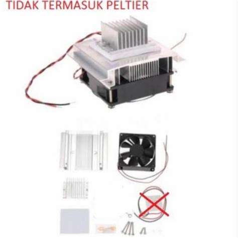 Jual Kit Peltier Cooling System Pendingin V Set Fan Case Heatsink