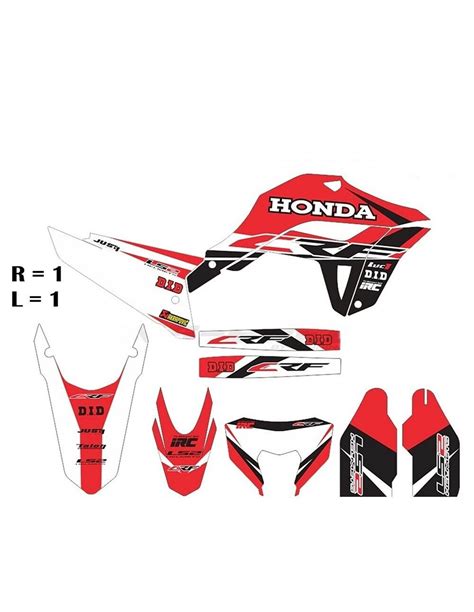 Sticker Set Compatible With Per Honda Crf L M