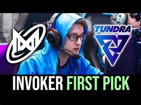 Nigma Vs Tundra MIRACLE INVOKER FIRST PICK YouTube