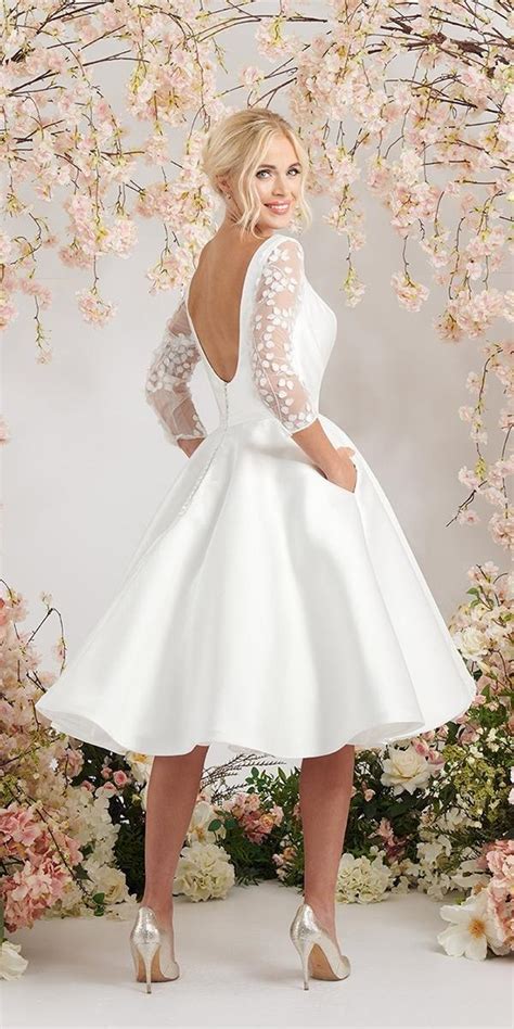 21 Exclusive Knee Length Wedding Dresses Wedding Dresses Guide