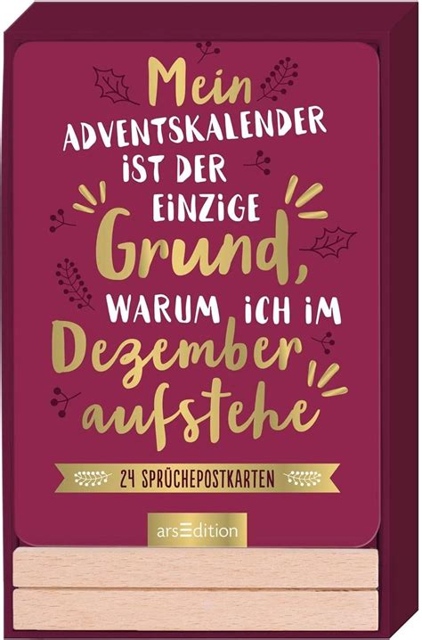 Mein Adventskalender Ist Der Einzige Grund Warum Ich Im Dezember