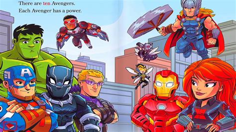 Super Hero Adventures These Are The Avengers Book Youtube