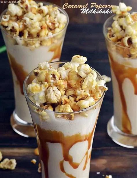 How to make Caramel Popcorn Milkshake Recipe