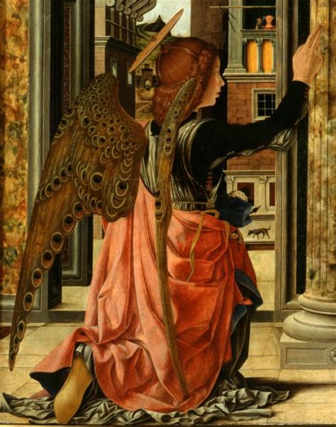 Sea Art And Sun Francesco Del Cossa The Annunciation Detail