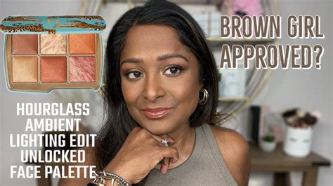 Hourglass Ambient Lighting Edit Unlocked Face Palette Review Swatches And Is It Brown Girl