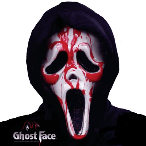 Scream Scary Movie Mask Ghostface Bleeding Latex Horror