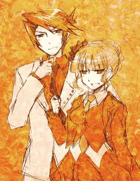 Beatrice And Ushiromiya Battler Umineko No Naku Koro Ni Drawn By