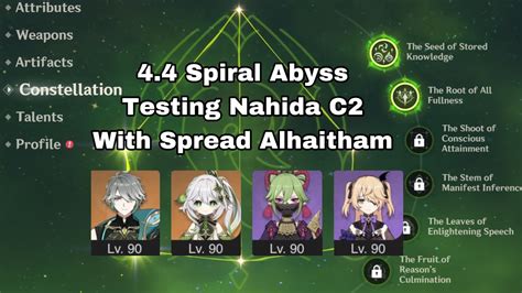 Spiral Abyss 4 3 Alhaitham Spread Floor 12 All Chamber Cleared Ft