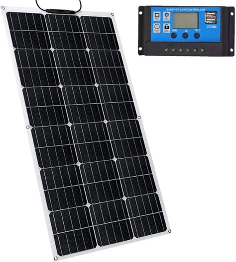 Panel Solar Flexible De Vatios Voltios Monocristalino