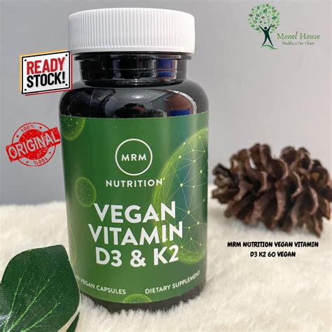 Jual [ready Stock] Mrm Nutrition Vegan Vitamin D3 K2 60 Vegan Shopee Indonesia