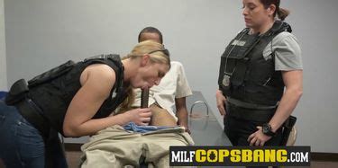 These Naughty MILF Officers With Big Tits Are Craving For A Huge BBC Inside Their Pussies