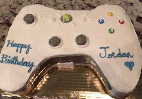 Gamer Birthday Cake Xbox Cake Design Video Games Birthday Party Xbox