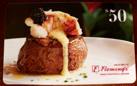 $50 Fleming's Steakhouse Gift Card - Annie Rooster's Sally Ann's ...