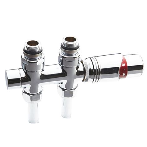 Phoenix Straight Euro Style Twin Entry Radiator Valves Trvs