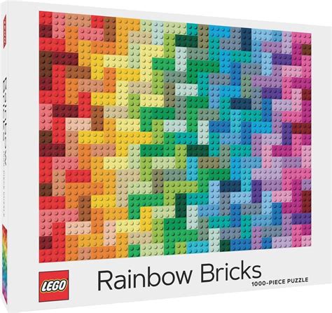 Puzzle Lego Briques Arc En Ciel Pieces Puzzlemania Fr