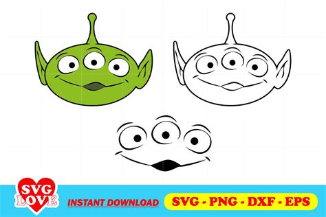 Alien Toy Story Svg Gravectory