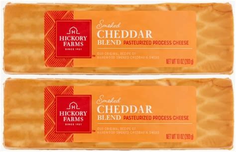 10oz Hickory Farms Smoked Cheddar Blend Pack Of 2 Books