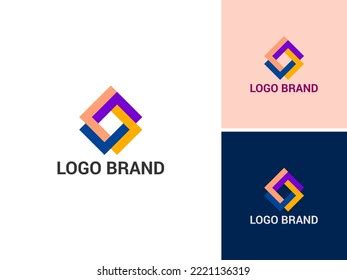 Illustration Square Simple Business Modern Logo Stock Vector (Royalty ...