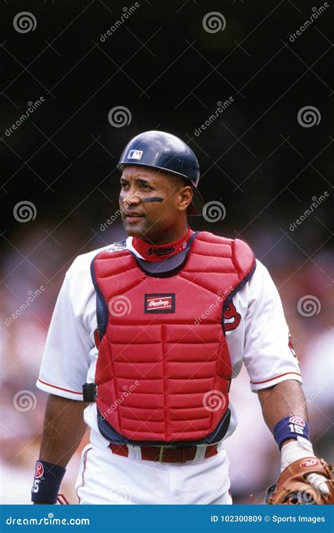 Sandy Alomar Jr. Cleveland Indians. Editorial Stock Image - Image of ...