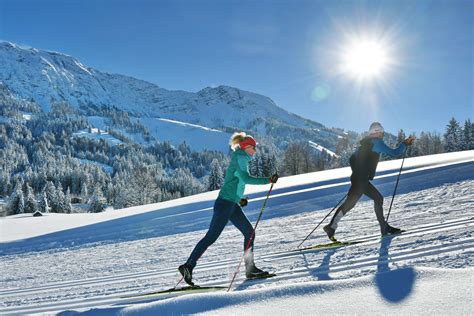 Loipen im Allgäu Langlaufen in Oberjoch Bad Hindelang