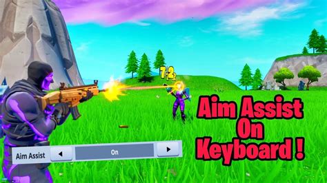 How To Get Aim Assist In Fortnite Keyboard And Mouse Aimbot Glitch