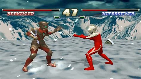 Ultraman Fighting Evolution Ps Play As Ace Killer Youtube