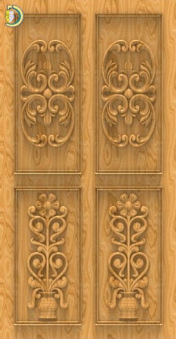 Front Door D Stl Model For Cnc Router Relief Woodworking Cnc Wood