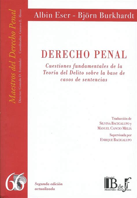 Derecho Penal Cuestiones Fundamentales De La Teoría Del Delito Sobre La Base De Casos De