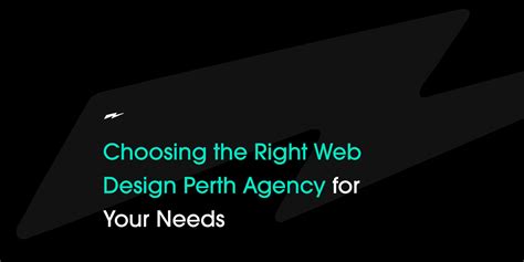 Choosing The Right Web Design Perth Agency