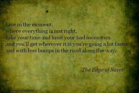 The Edge Of Never By J A Redmerski Bad Memories In This Moment